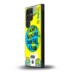 anti social social club x juice wrld back phone cover | glass case for samsung galaxy s23 ultra