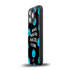 anti social social club x smileys back phone cover | glass case for iphone 13 pro