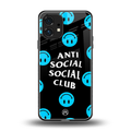 anti social social club x smileys back phone cover | glass case for nothing phone 1