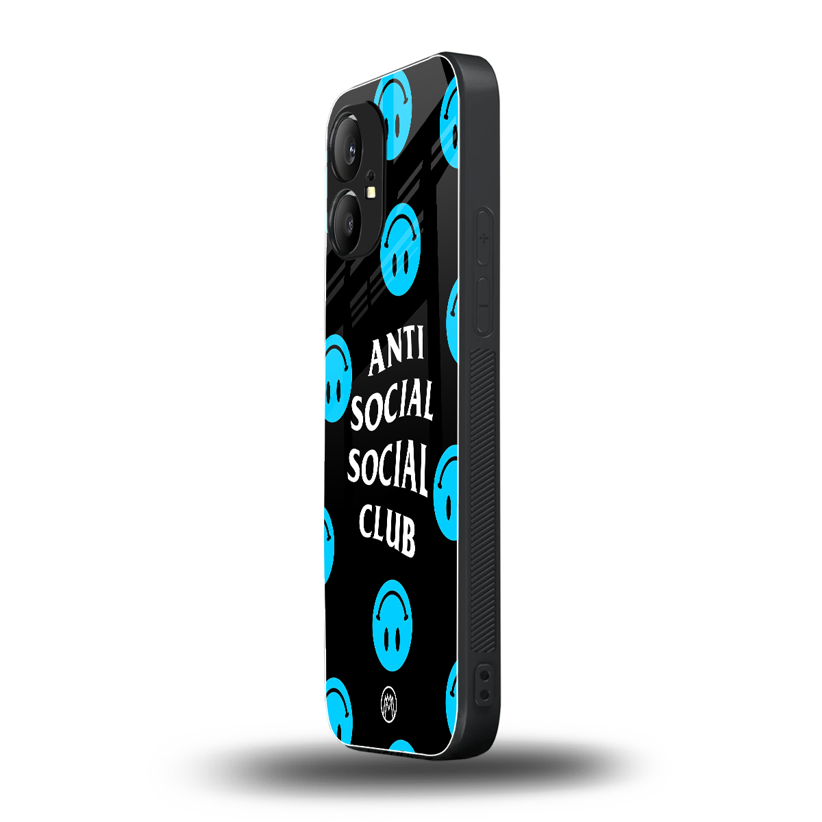 anti social social club x smileys back phone cover | glass case for nothing phone 1