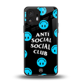 anti social social club x smileys back phone cover | glass case for nothing phone 2