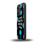 anti social social club x smileys back phone cover | glass case for oneplus nord 3