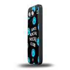 anti social social club x smileys back phone cover | glass case for oneplus nord 4