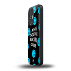 anti social social club x smileys back phone cover | glass case for oneplus nord ce 3