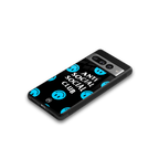 anti social social club x smileys back phone cover | glass case for google pixel 7 pro