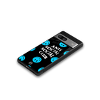 anti social social club x smileys back phone cover | glass case for Google Pixel 7A