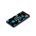 anti social social club x smileys back phone cover | glass case for google pixel 8 pro