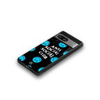 anti social social club x smileys back phone cover | glass case for Google Pixel 8