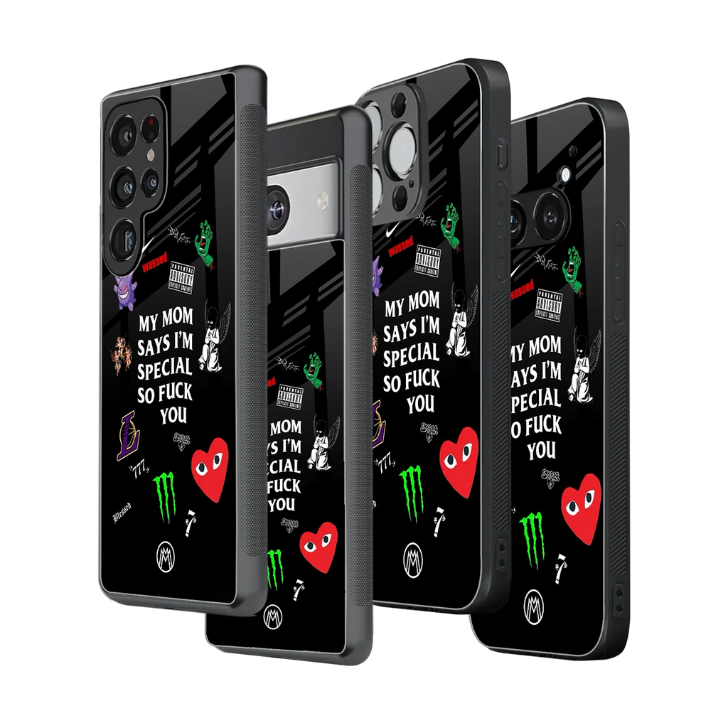 Stylish Glass Back Case for All Smartphones iPhone, Samsung, OnePlus, Pixel, Redmi, Oppo, Vivo, Motorola