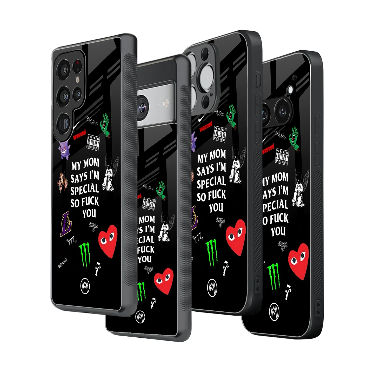 Stylish Glass Back Case for All Smartphones iPhone, Samsung, OnePlus, Pixel, Redmi, Oppo, Vivo, Motorola