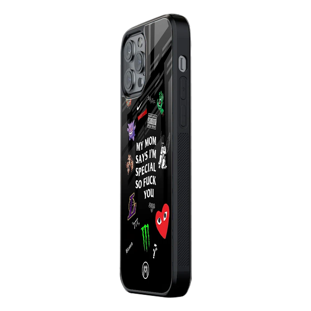 Slim Glass Back Phone Case for Multiple Brands iPhone, Samsung, Redmi, OnePlus, Oppo, Vivo