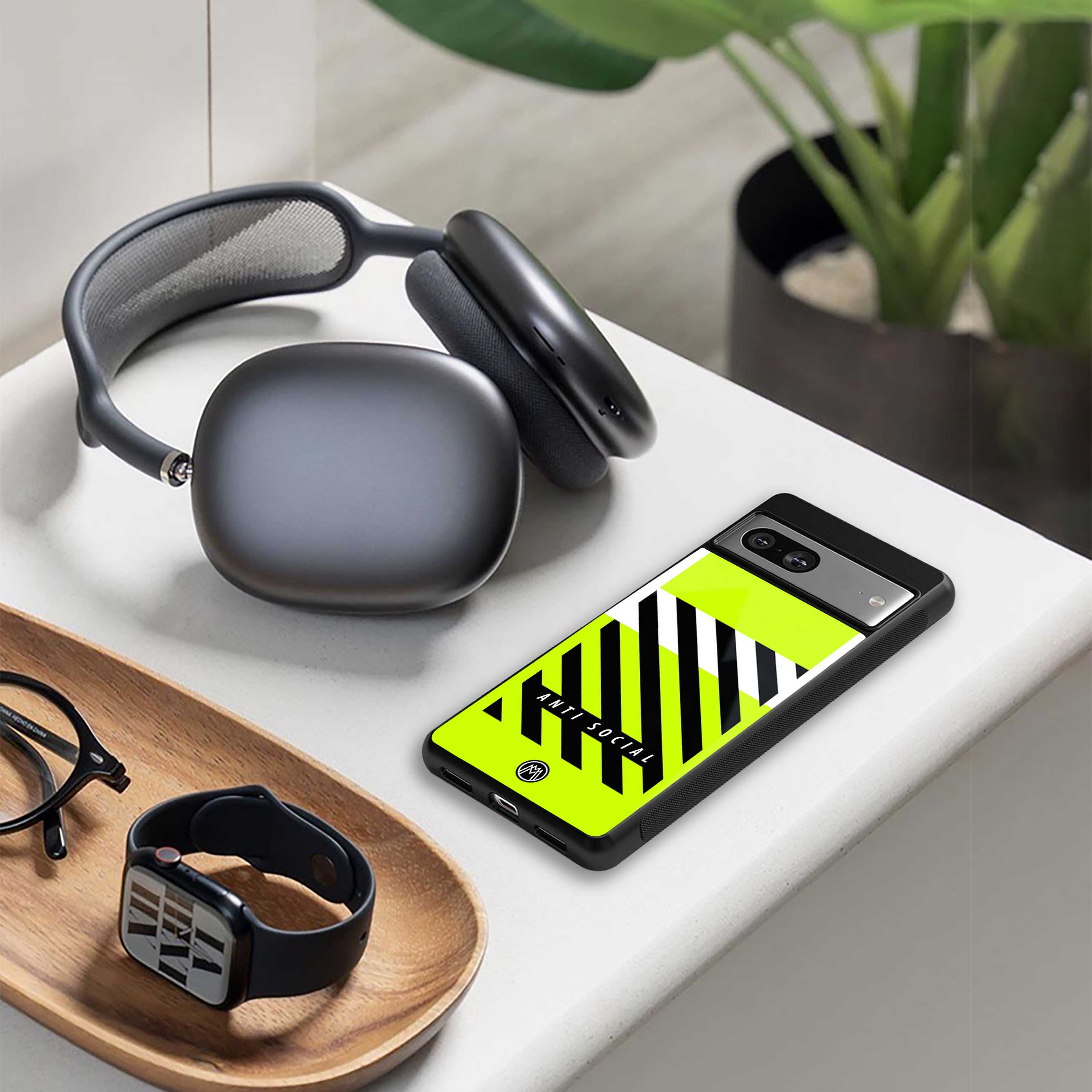 anti social back phone cover | glass case for samsung galaxy s23