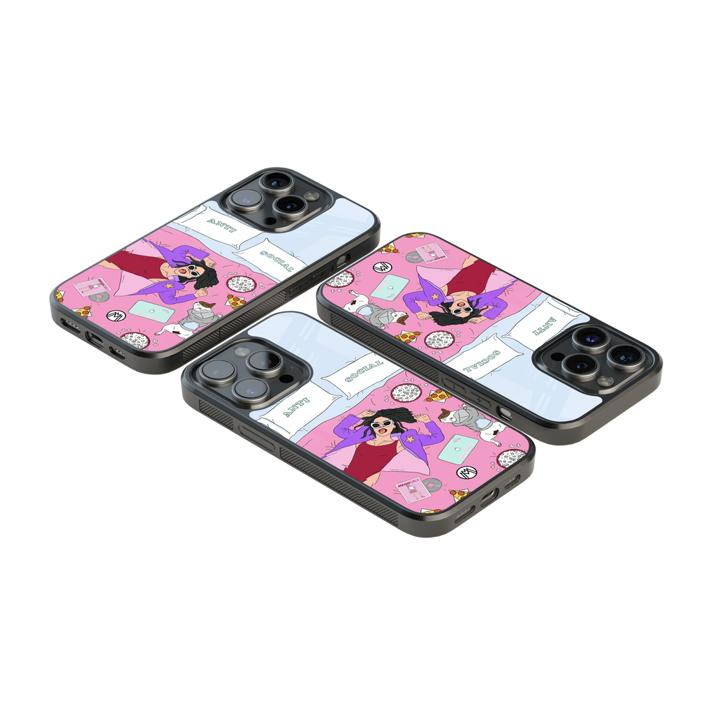 Luxury Glass Back Mobile Cover for iPhone, Samsung Galaxy, OnePlus, Pixel, Redmi & More