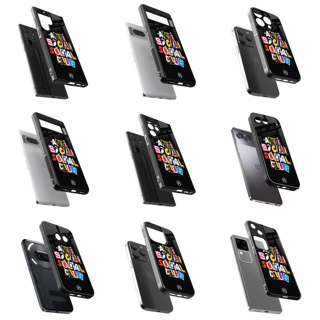 Durable Glass Back Mobile Case for iPhone, Samsung, OnePlus, Google Pixel, Redmi, Vivo, Oppo