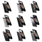 Durable Glass Back Mobile Case for iPhone, Samsung, OnePlus, Google Pixel, Redmi, Vivo, Oppo