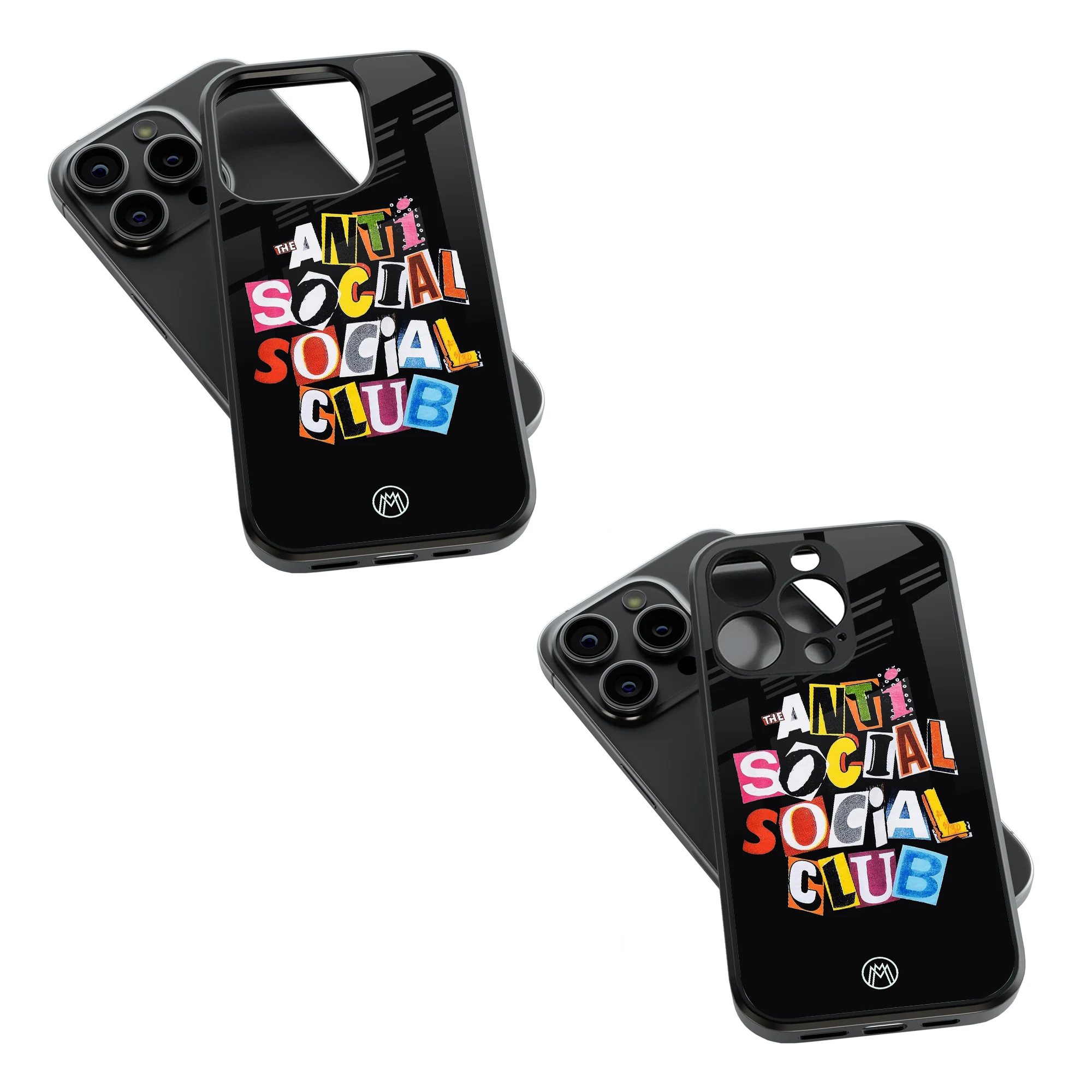 Trendy Glass Back Mobile Case for iPhone, Samsung, Redmi, OnePlus, Google Pixel, Motorola