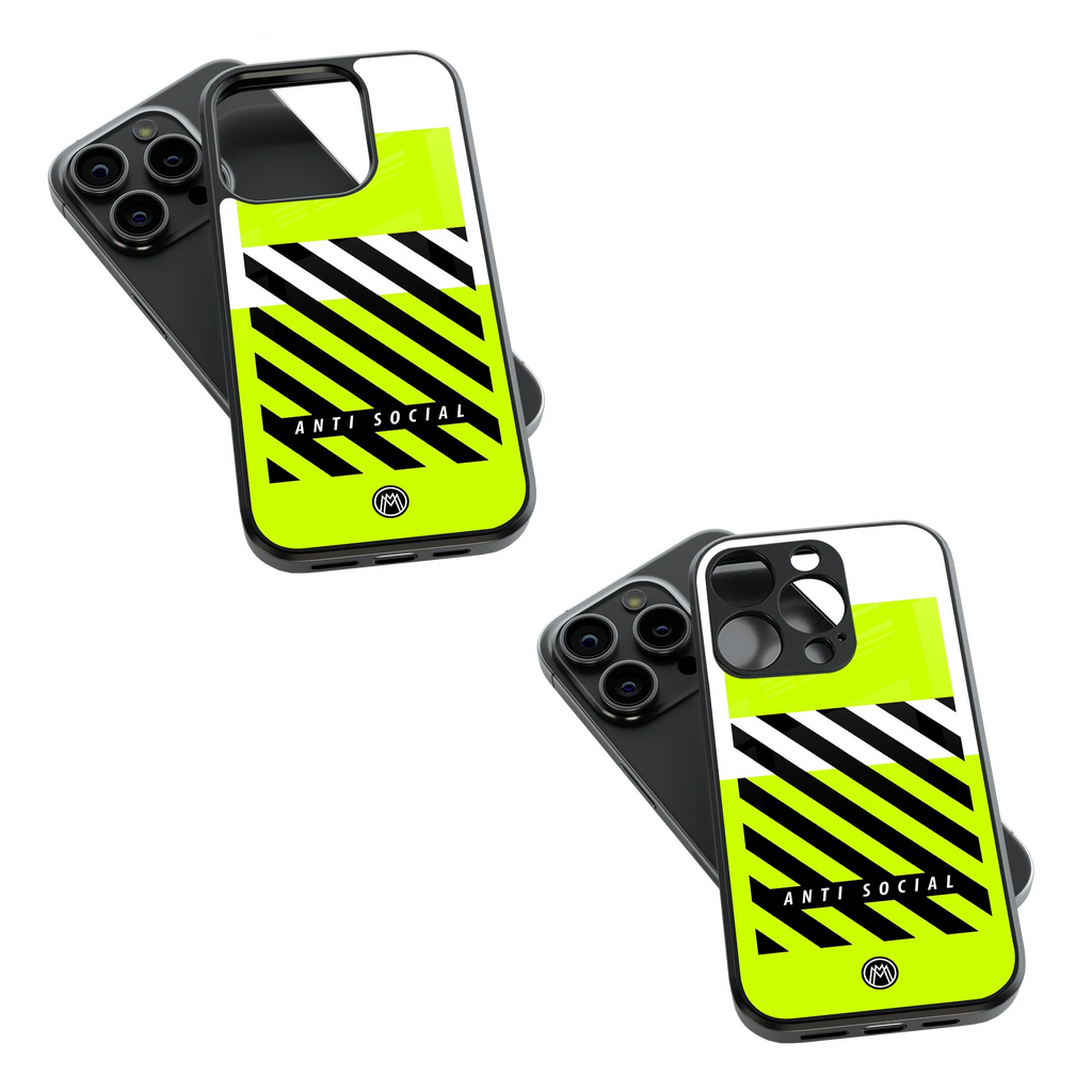 Trendy Glass Back Mobile Case for iPhone, Samsung, Redmi, OnePlus, Google Pixel, Motorola