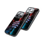 Protective Glass Back Phone Case Compatible with iPhone, Samsung, OnePlus, Pixel & More