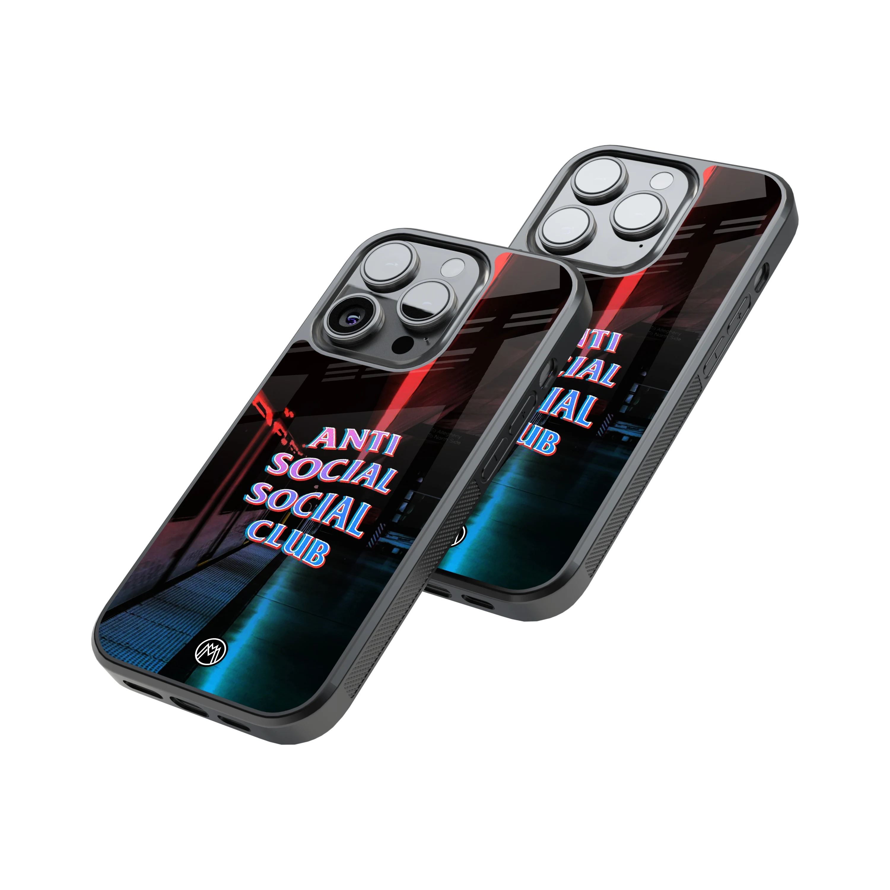 Protective Glass Back Phone Case Compatible with iPhone, Samsung, OnePlus, Pixel & More