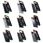 Durable Glass Back Mobile Case for iPhone, Samsung, OnePlus, Google Pixel, Redmi, Vivo, Oppo