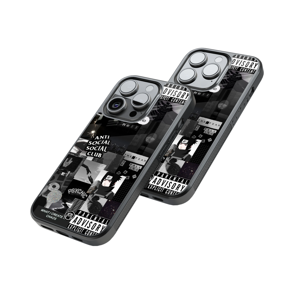 Protective Glass Back Phone Case Compatible with iPhone, Samsung, OnePlus, Pixel & More