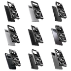 Durable Glass Back Mobile Case for iPhone, Samsung, OnePlus, Google Pixel, Redmi, Vivo, Oppo