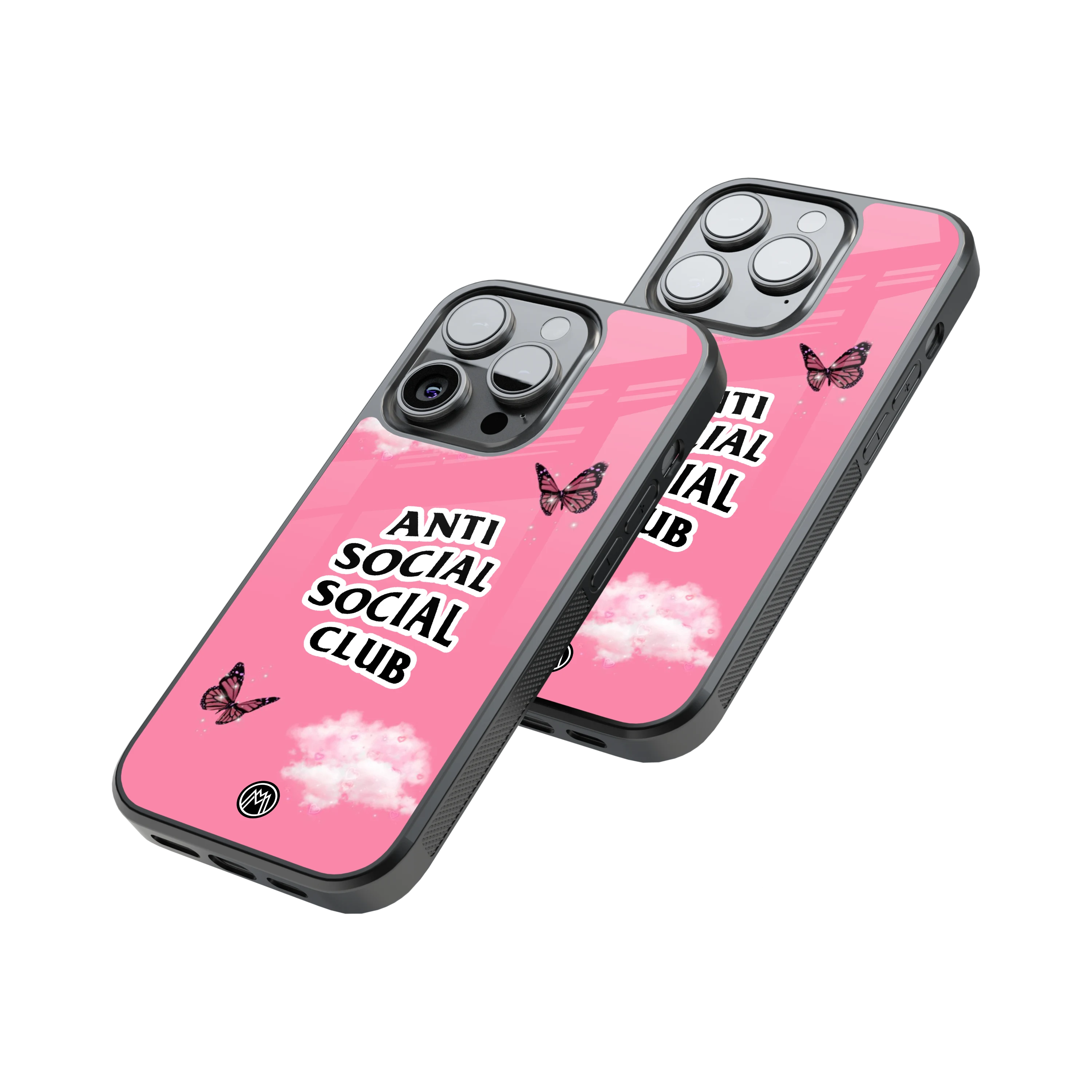 Protective Glass Back Phone Case Compatible with iPhone, Samsung, OnePlus, Pixel & More