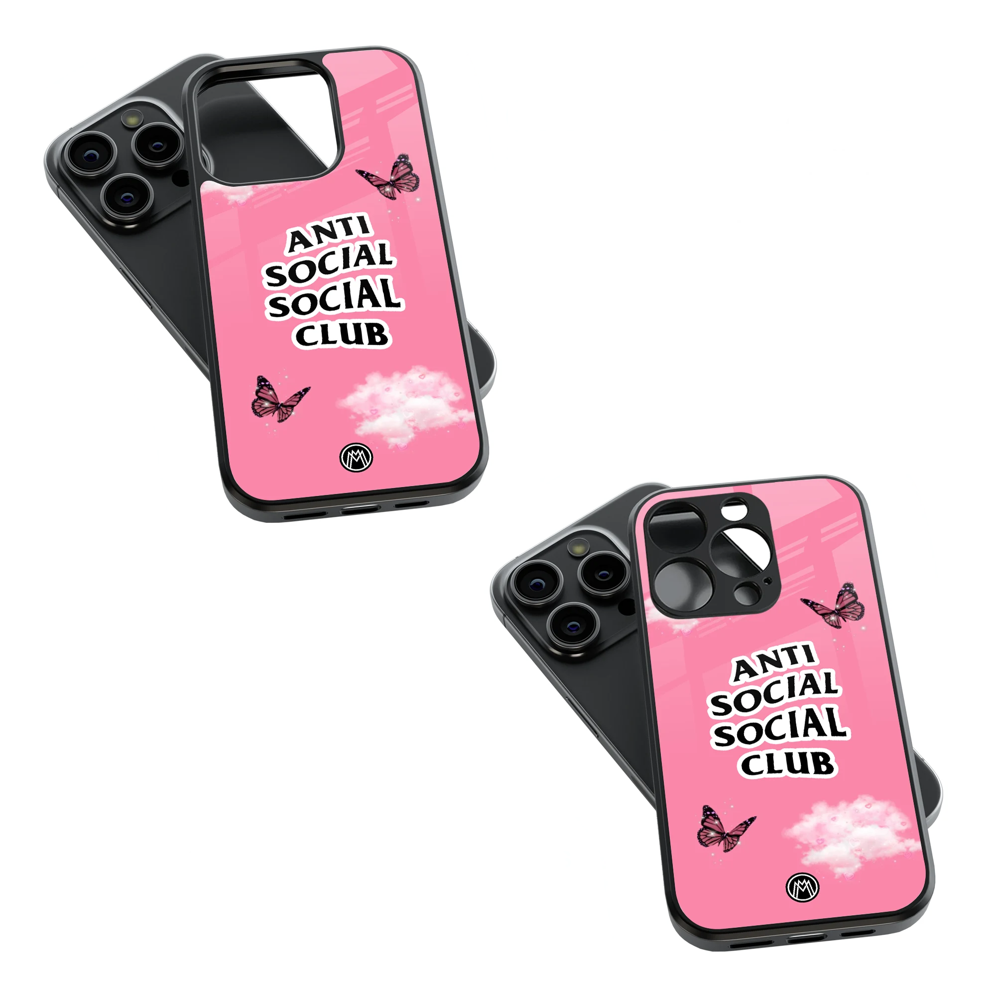 Trendy Glass Back Mobile Case for iPhone, Samsung, Redmi, OnePlus, Google Pixel, Motorola