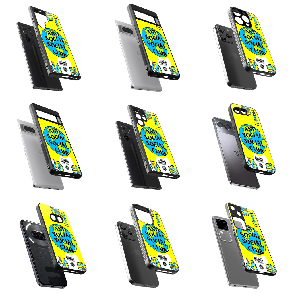 Durable Glass Back Mobile Case for iPhone, Samsung, OnePlus, Google Pixel, Redmi, Vivo, Oppo