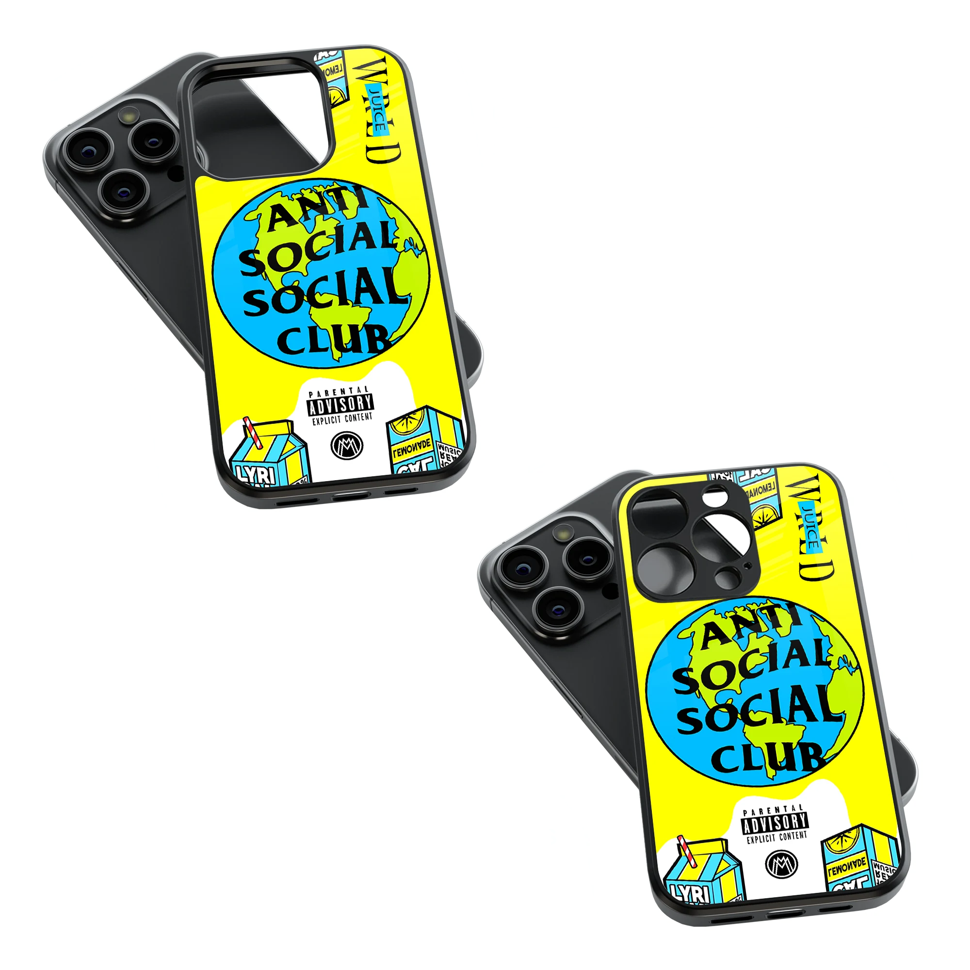 Trendy Glass Back Mobile Case for iPhone, Samsung, Redmi, OnePlus, Google Pixel, Motorola