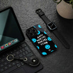 anti social social club x smileys back phone cover | glass case for Google Pixel 7A