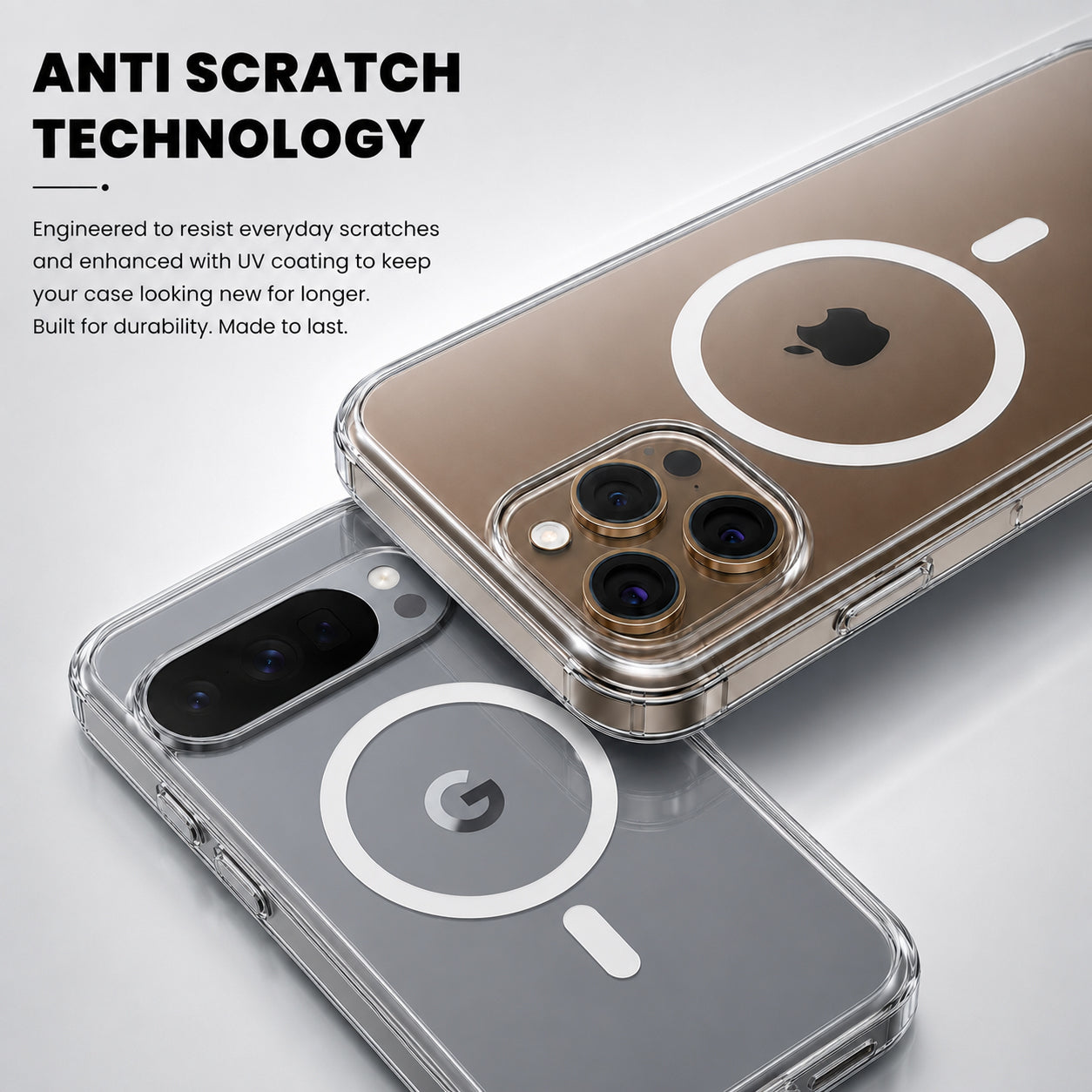 Anti Yellow Magsafe Clear Case for Realme 15x