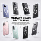 Anti Yellow Magsafe Clear Case for Realme 15x