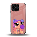 antique purple tote powerpuff girl back phone cover | glass case for iphone 13 pro max