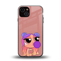 antique purple tote powerpuff girl back phone cover | glass case for iphone 13