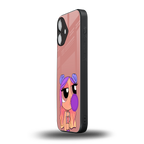antique purple tote powerpuff girl back phone cover | glass case for iphone 16