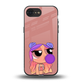 antique purple tote powerpuff girl back phone cover | glass case for iphone 16e