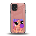 antique purple tote powerpuff girl back phone cover | glass case for nothing phone 1