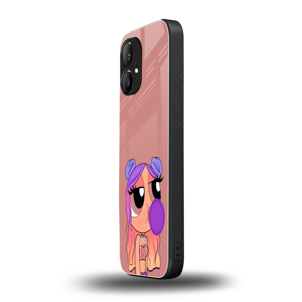 antique purple tote powerpuff girl back phone cover | glass case for nothing phone 1