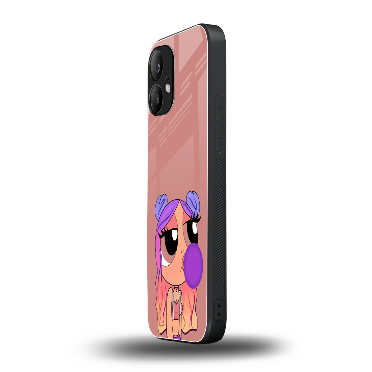 antique purple tote powerpuff girl back phone cover | glass case for nothing phone 2