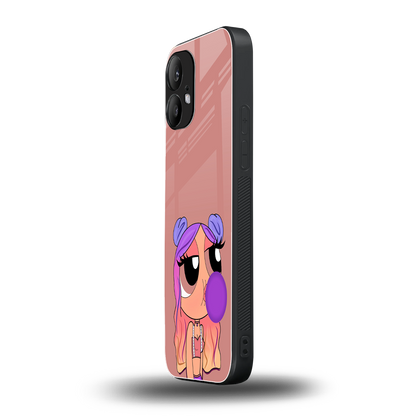 antique purple tote powerpuff girl back phone cover | glass case for nothing phone 2