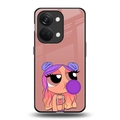 antique purple tote powerpuff girl back phone cover | glass case for oneplus nord 3