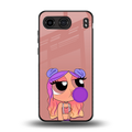 antique purple tote powerpuff girl back phone cover | glass case for oneplus nord 4