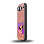 antique purple tote powerpuff girl back phone cover | glass case for oneplus nord 4