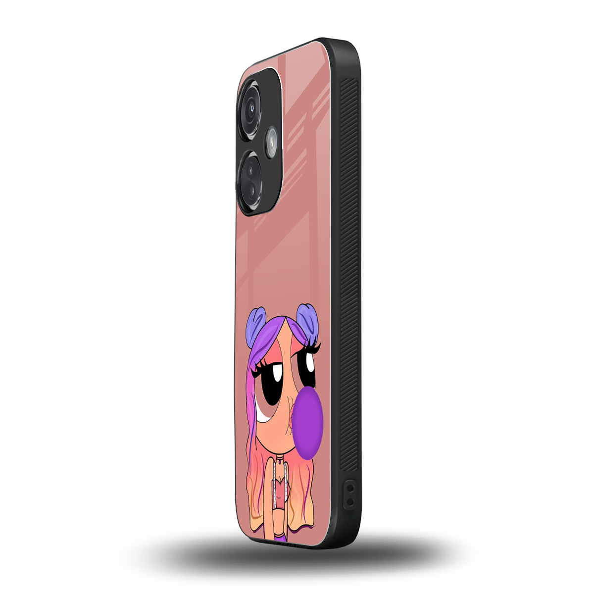 antique purple tote powerpuff girl back phone cover | glass case for oneplus nord ce 3