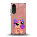 antique purple tote powerpuff girl back phone cover | glass case for oneplus nord ce 4 lite