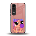 antique purple tote powerpuff girl back phone cover | glass case for oneplus nord ce 4