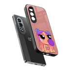 antique purple tote powerpuff girl back phone cover | glass case for oneplus nord ce 4