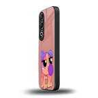 antique purple tote powerpuff girl back phone cover | glass case for oneplus nord ce 4