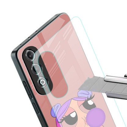 antique purple tote powerpuff girl back phone cover | glass case for oneplus nord ce 4